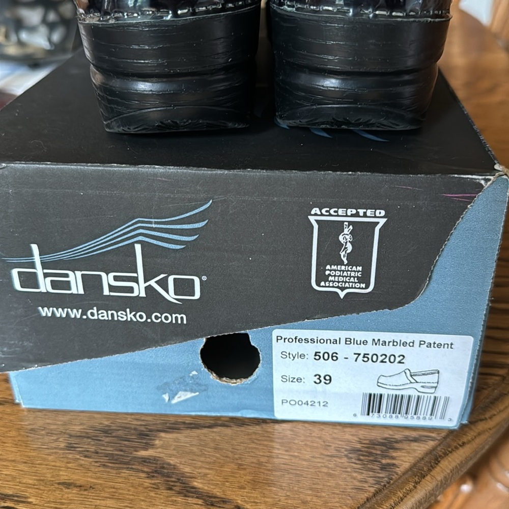 Dansko Blue marbled patent - Picture 5 of 5